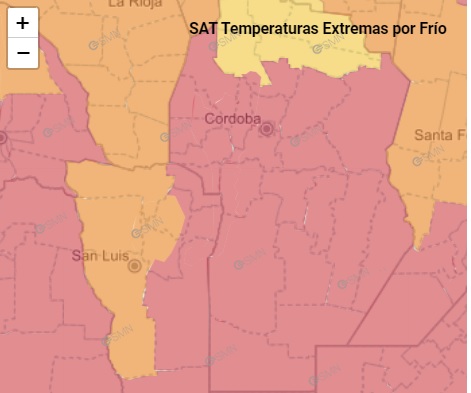Alerta roja por frío extremo para la región alerta rojo x frio - Alerta roja por frío extremo para la región