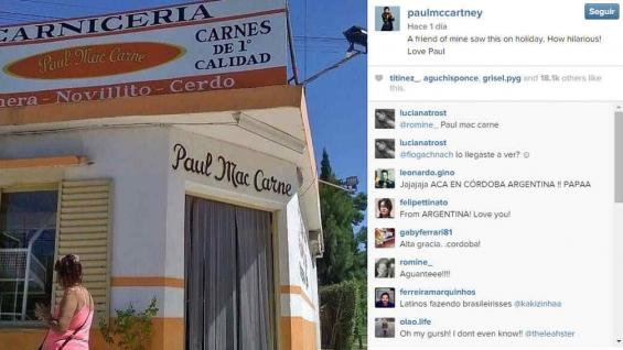 Paul McCartney en Córdoba: el día que el histórico Beatle homenajeó una carnicería de Alta Gracia image 23 - Paul McCartney en Córdoba: el día que el histórico Beatle homenajeó una carnicería de Alta Gracia
