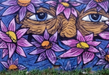 El Encuentro Azul de Muralismo cierra su tercera edición en el Valle de Paravachasca