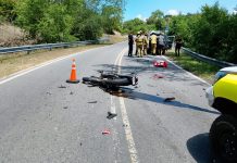 Villa Ciudad de América: un motociclista herido tras un accidente