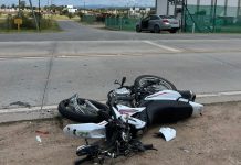 Accidente de tránsito en Alta Gracia: motociclista resultó con fractura