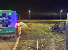 Accidente de tránsito sin lesionados en la rotonda AG