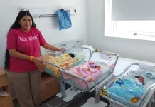 Nacieron trillizos en Córdoba: la historia de Emir, Elías y Emily