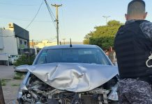 Un accidente sin heridos en Alta Gracia