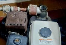 Hallazgo y secuestro de una bomba de agua sustraída en Santa Ana