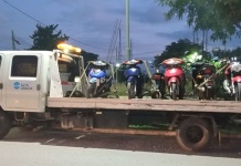 Se realizó un operativo de tránsito en avenida Hipólito Yrigoyen