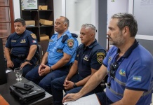 Santa Ana: presentaron al nuevo jefe policial y reforzaron la coordinación en seguridad