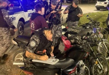 Alta Gracia: amplio operativo interfuerzas con secuestro de 54 motocicletas